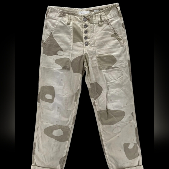 Anthropologie The Wanderer Camo button fly women's 27 cargo pants - Picture 11 of 16